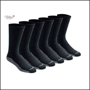 Moisture Wicking Crew Socks Arch Support Cushioned Comfort
